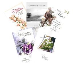 Přání " N " velké kondolence mix